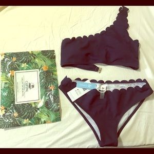 CUPSHE NAVY BIKINI
